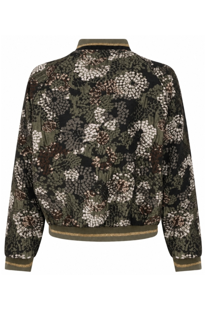 Zoso groene dames vest | Achteraanzicht