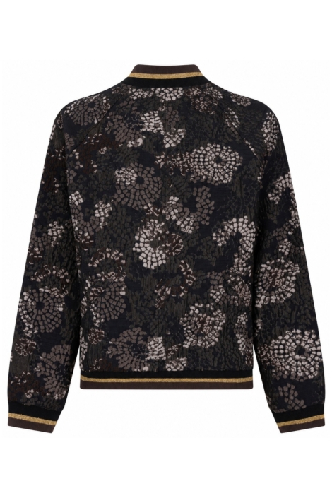 Zoso bruine dames vest | Achteraanzicht
