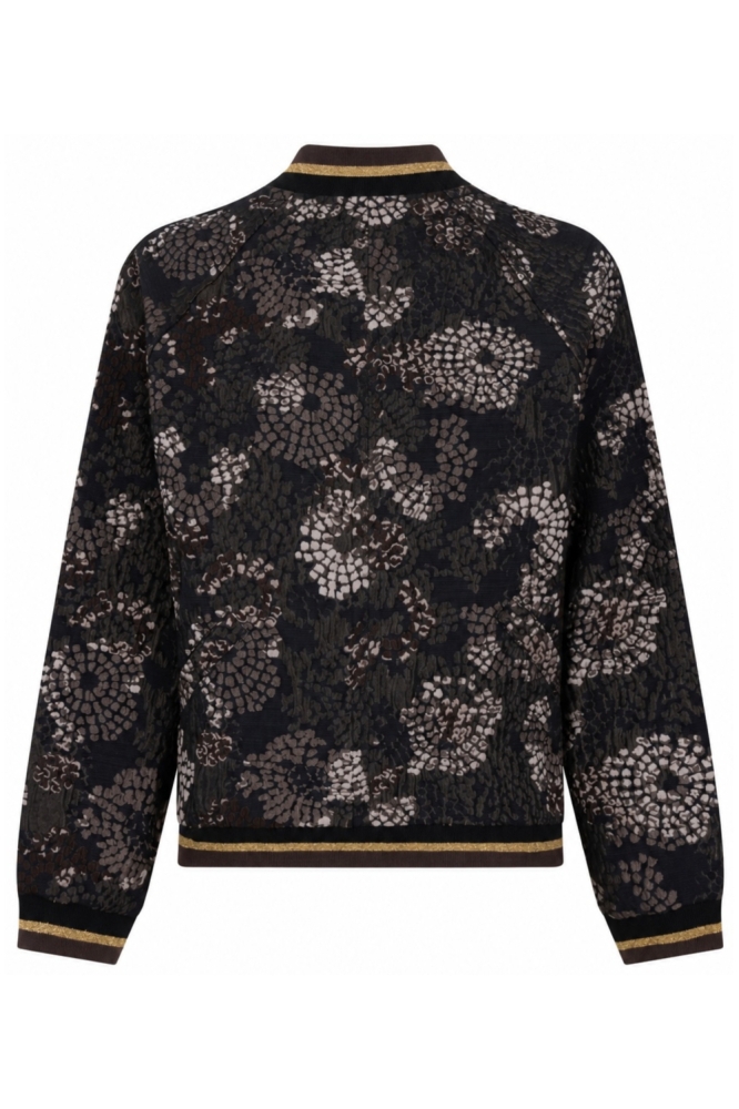 Zoso bruine dames vest | Achteraanzicht