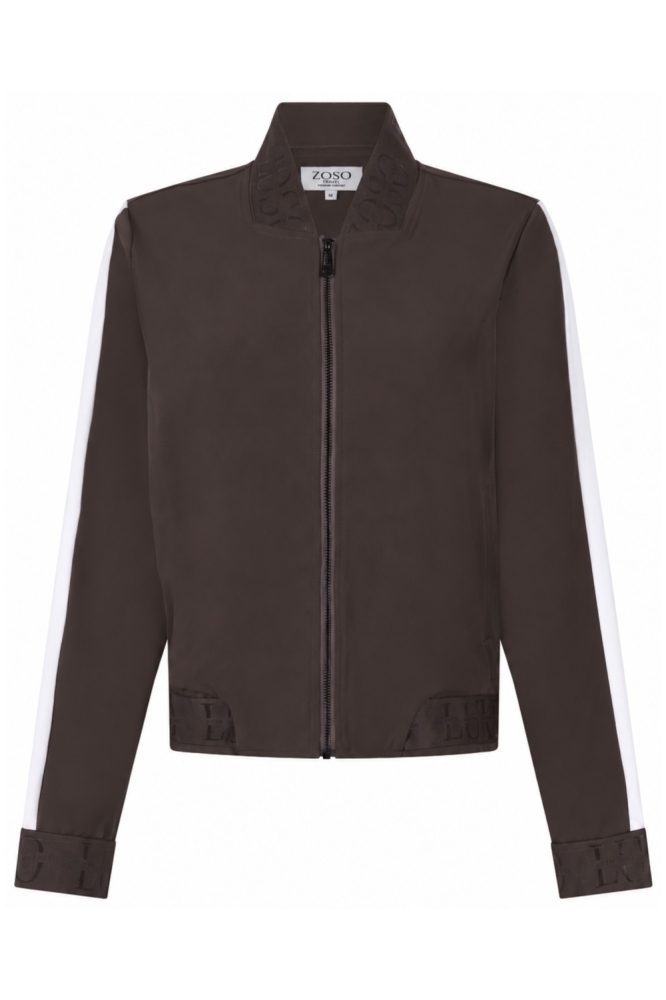 Zoso bruine dames vest | Vooraanzicht