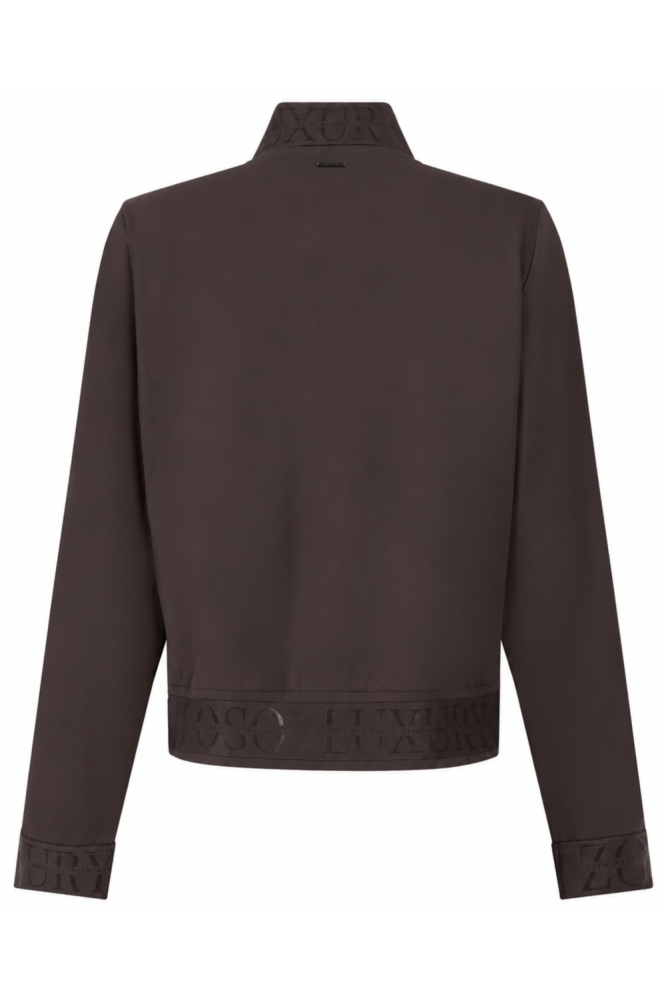 Zoso bruine dames vest | Achteraanzicht