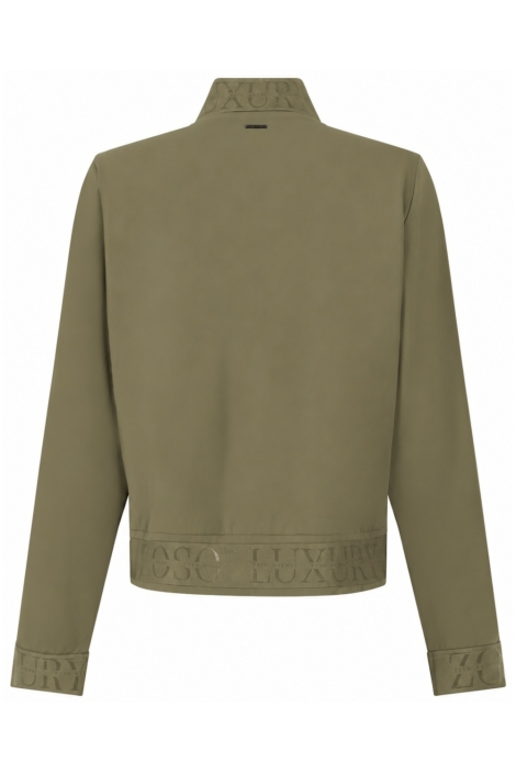 Zoso groene dames vest | Achteraanzicht