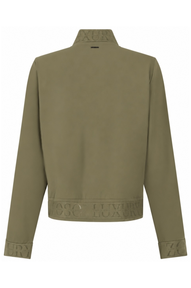 Zoso groene dames vest | Achteraanzicht