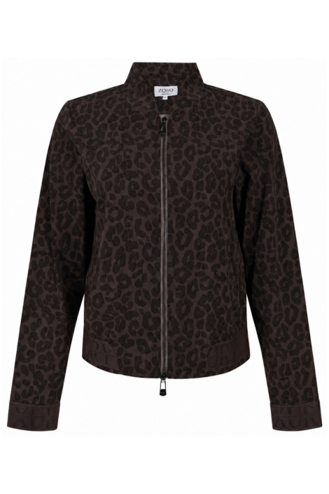 Zoso bruine dames vest | Vooraanzicht