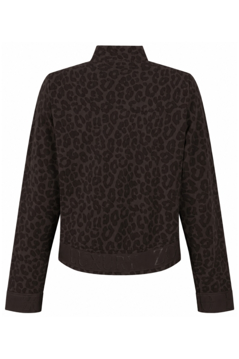 Zoso bruine dames vest | Achteraanzicht