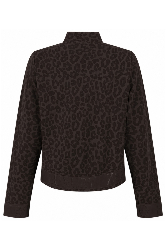 Zoso bruine dames vest | Achteraanzicht