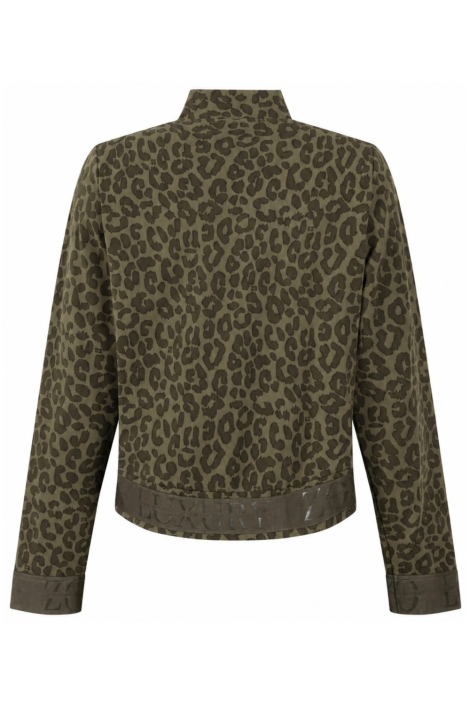 Zoso groene dames vest | Achteraanzicht