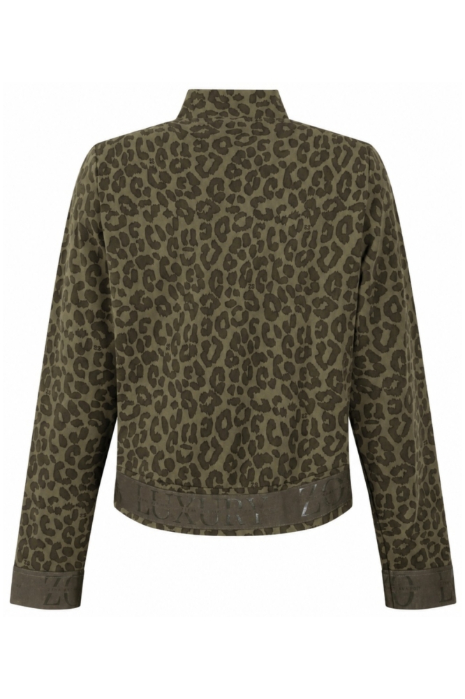Zoso groene dames vest | Achteraanzicht