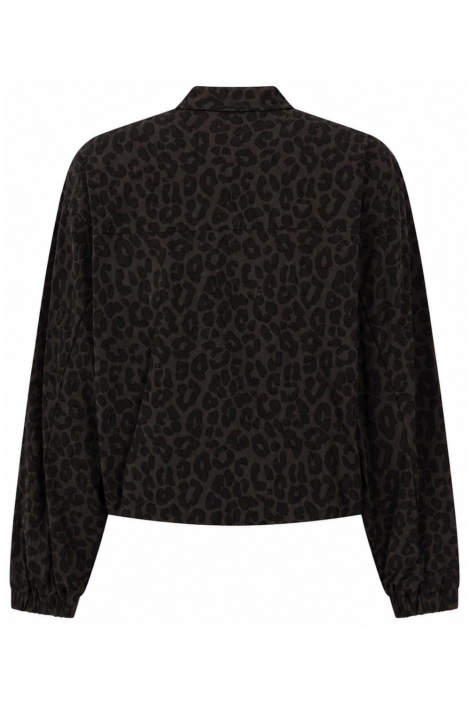 Zoso bruine dames blouse | Achteraanzicht