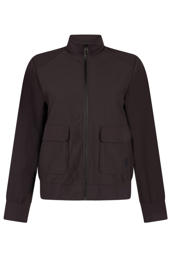 Zoso bruine dames vest | Vooraanzicht