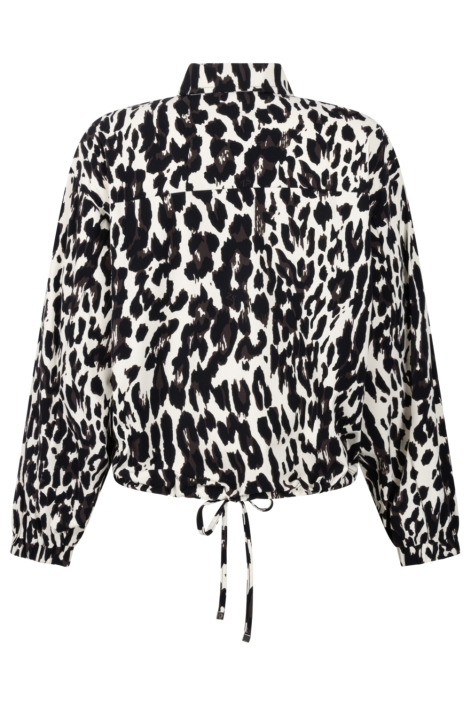 Zoso bruine dames blouse | Achteraanzicht