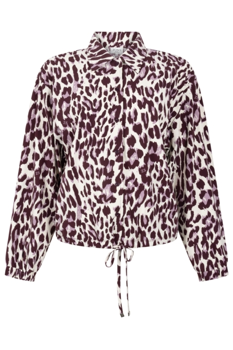 Zoso bordeaux dames blouse | Vooraanzicht