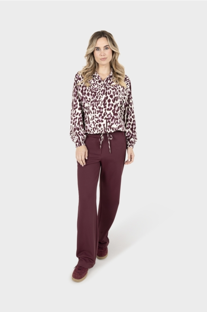 Zoso bordeaux dames blouse | Model
