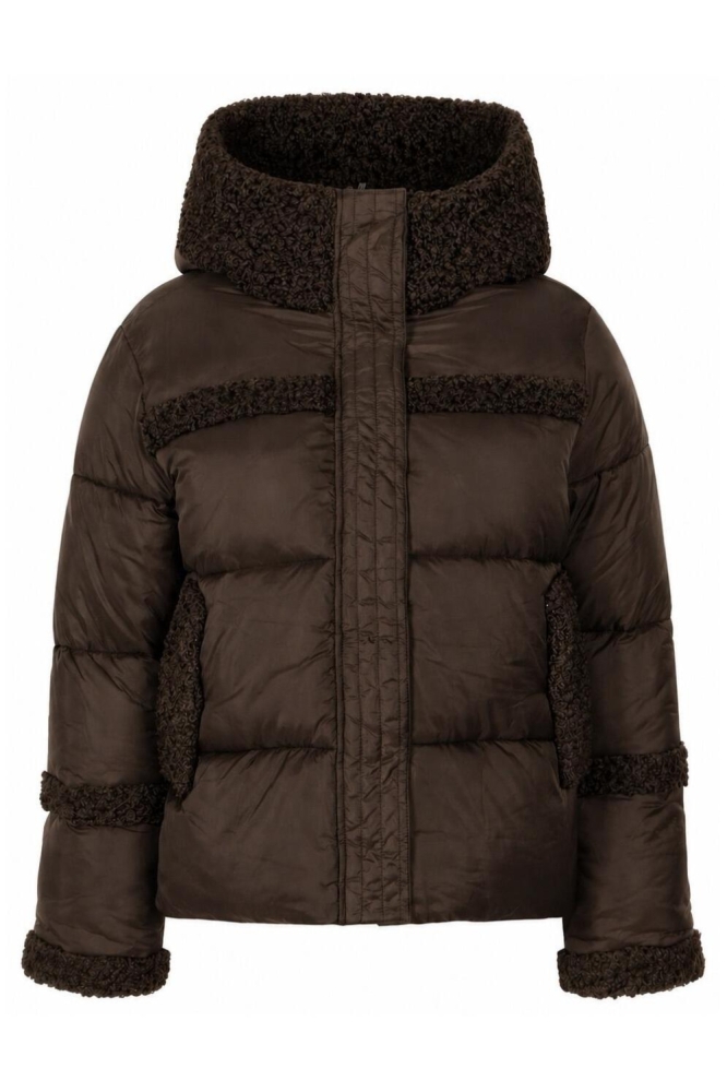 Ann&You bruine dames jas | Vooraanzicht