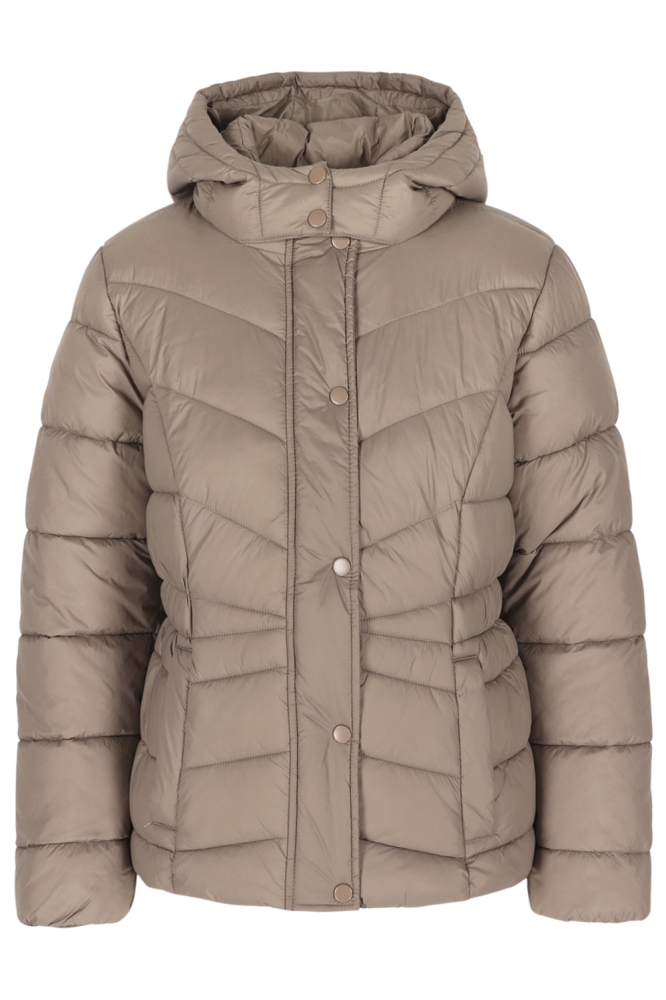 LolaLiza beige dames jas | Vooraanzicht