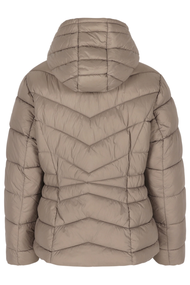 LolaLiza beige dames jas | Achteraanzicht