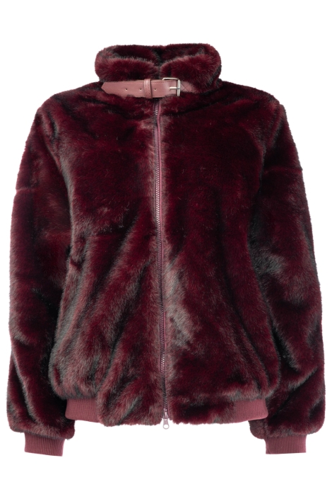 NED bordeaux dames jas | Vooraanzicht