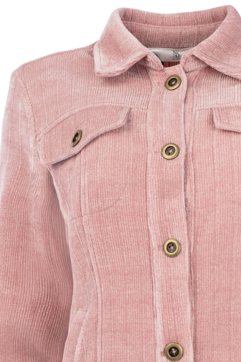NED roze dames jas | Close up