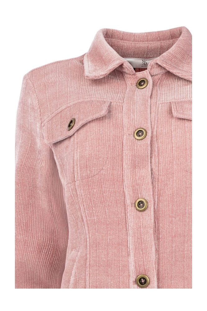 NED roze dames jas | Close up
