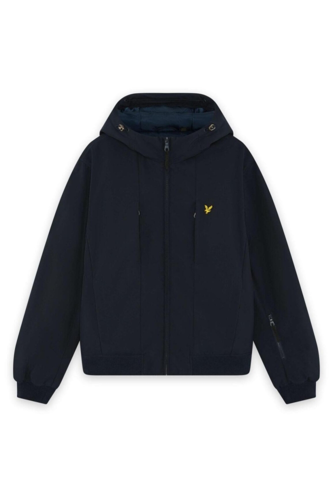 Lyle & Scott blauwe heren jas | Vooraanzicht