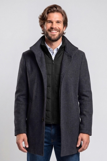 Campbell Jas MANTELJAS MILLER 107593 GREY MELANGE