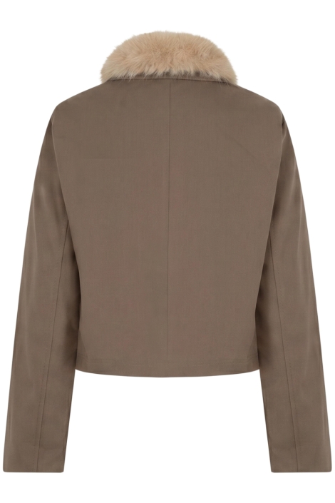 Red Button bruine dames jas | Achteraanzicht