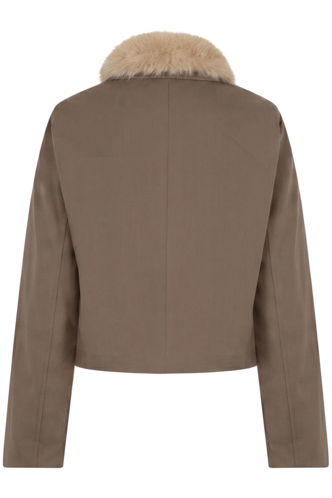 Red Button bruine dames jas | Achteraanzicht
