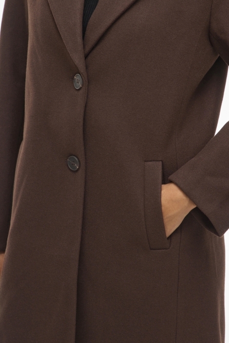 Vila bruine dames jas | Kleurstaal