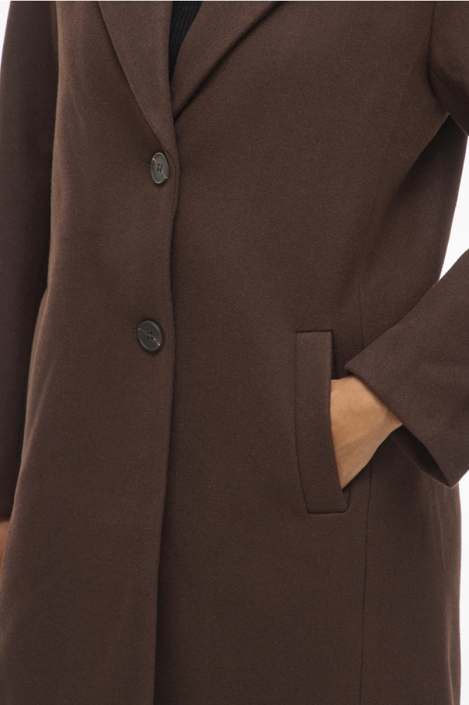 Vila bruine dames jas | Kleurstaal