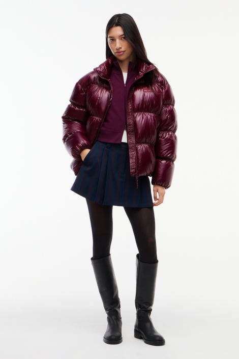 Tommy Jeans bordeaux dames jas | Model