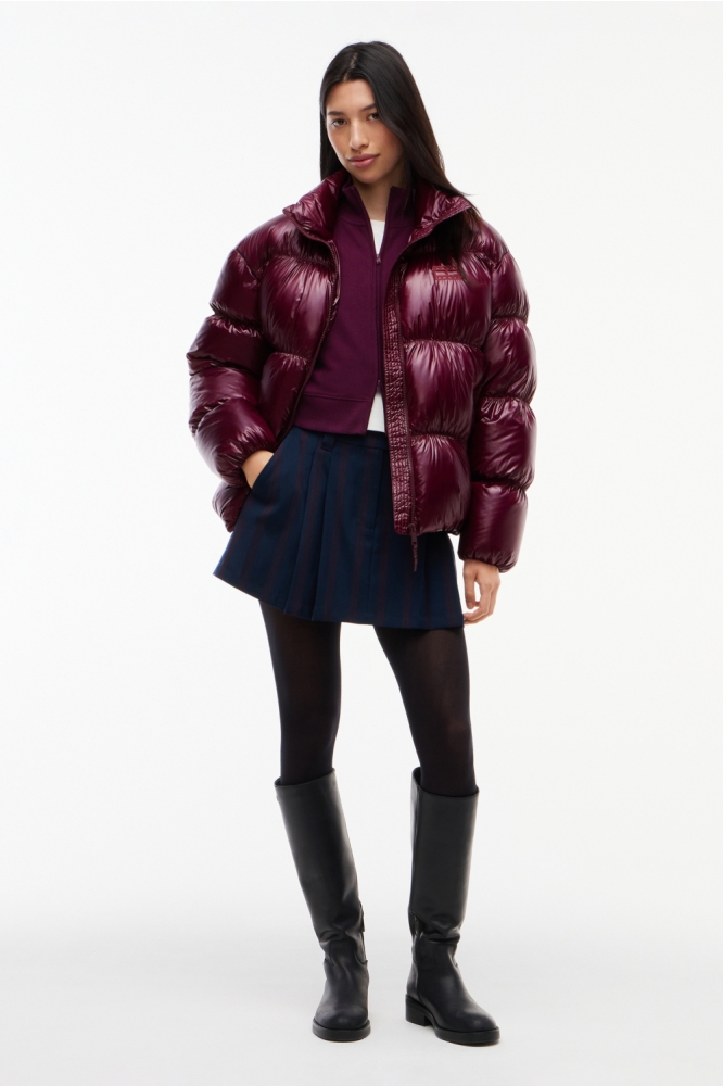 Tommy Jeans bordeaux dames jas | Model