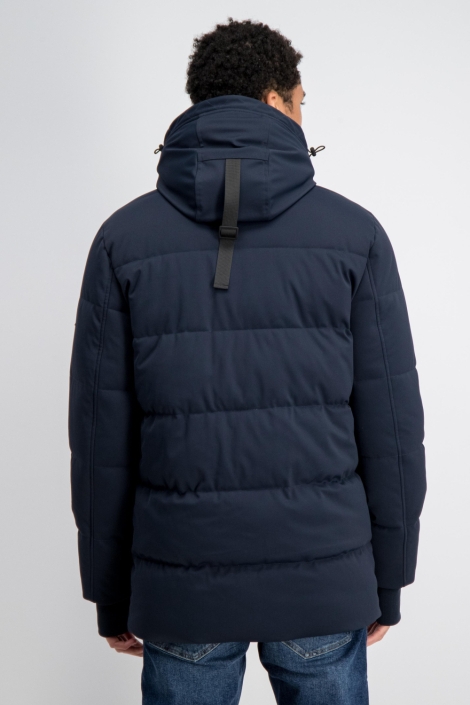 Gabbiano blauwe heren jas | Model achteraanzicht