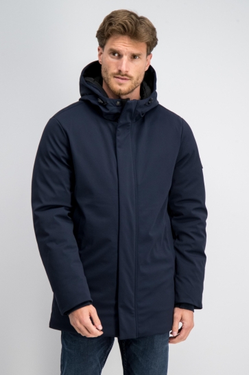Gabbiano parka minimalistic Blauw