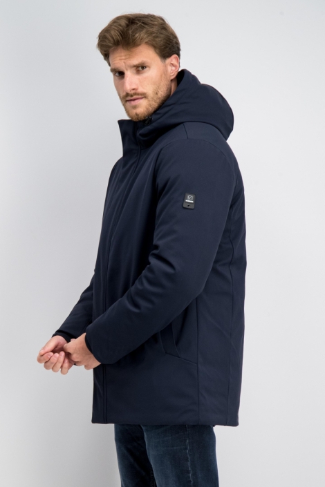 Gabbiano blauwe heren jas | Model zijaanzicht