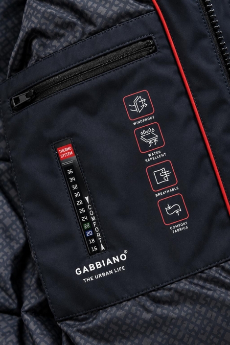 Gabbiano zwarte heren jas | Unique Selling Point