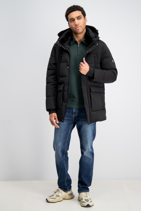 Gabbiano zwarte heren jas | Model