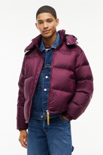 Tommy Jeans Jas TJM ALASKA DOWN PUFF DM0DM22036 CALYPSO BERRY