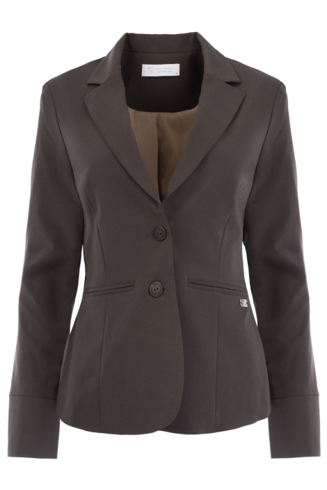 TQ Amsterdam bruine dames blazer | Vooraanzicht