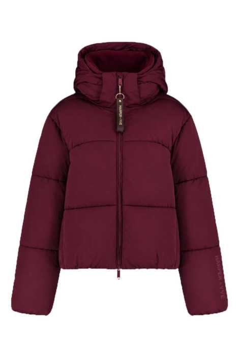 Harper & Yve bordeaux dames jas | Vooraanzicht