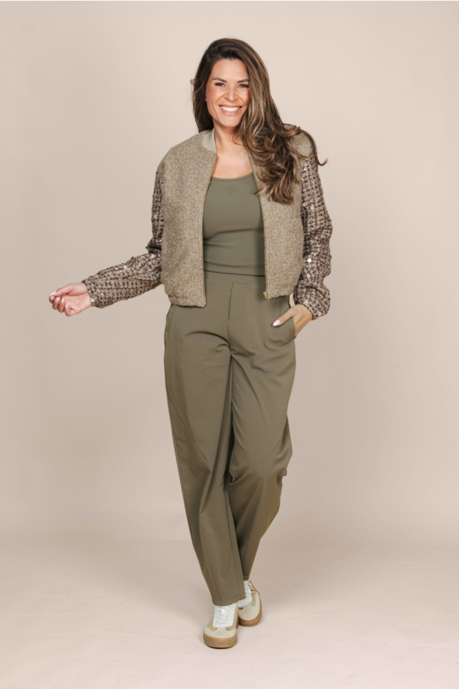 Zoso groene dames jas | Model
