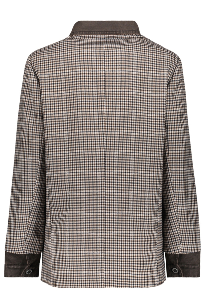 Geisha bruine dames blazer | Achteraanzicht