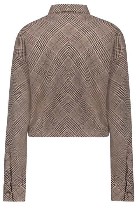 Geisha bruine dames blazer | Achteraanzicht
