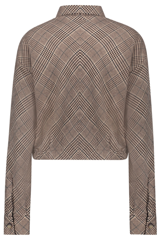 Geisha bruine dames blazer | Achteraanzicht