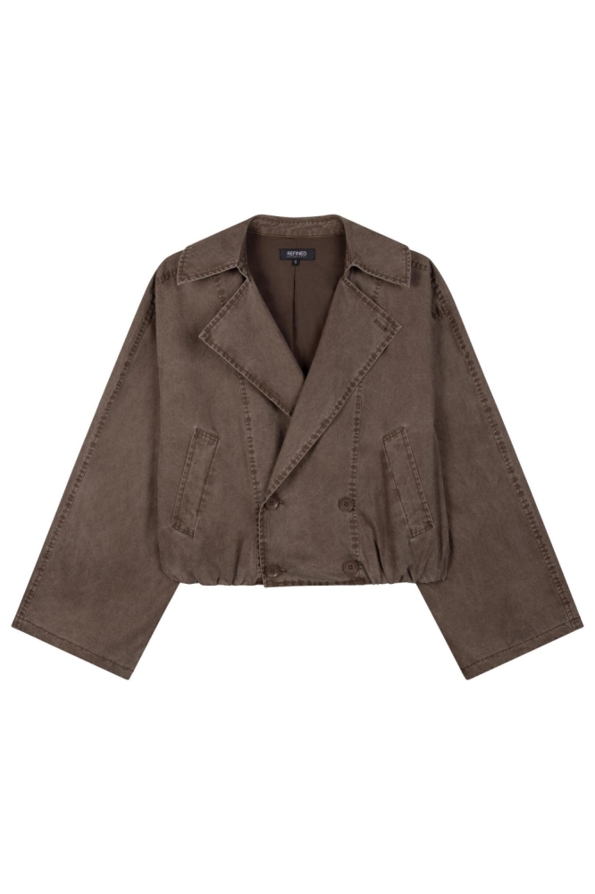 Refined Department bruine dames jas | Vooraanzicht
