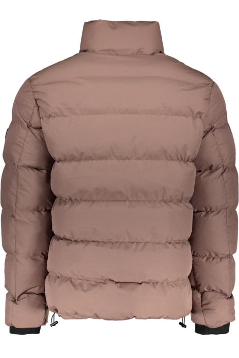 Ballin taupe heren jas | Achteraanzicht