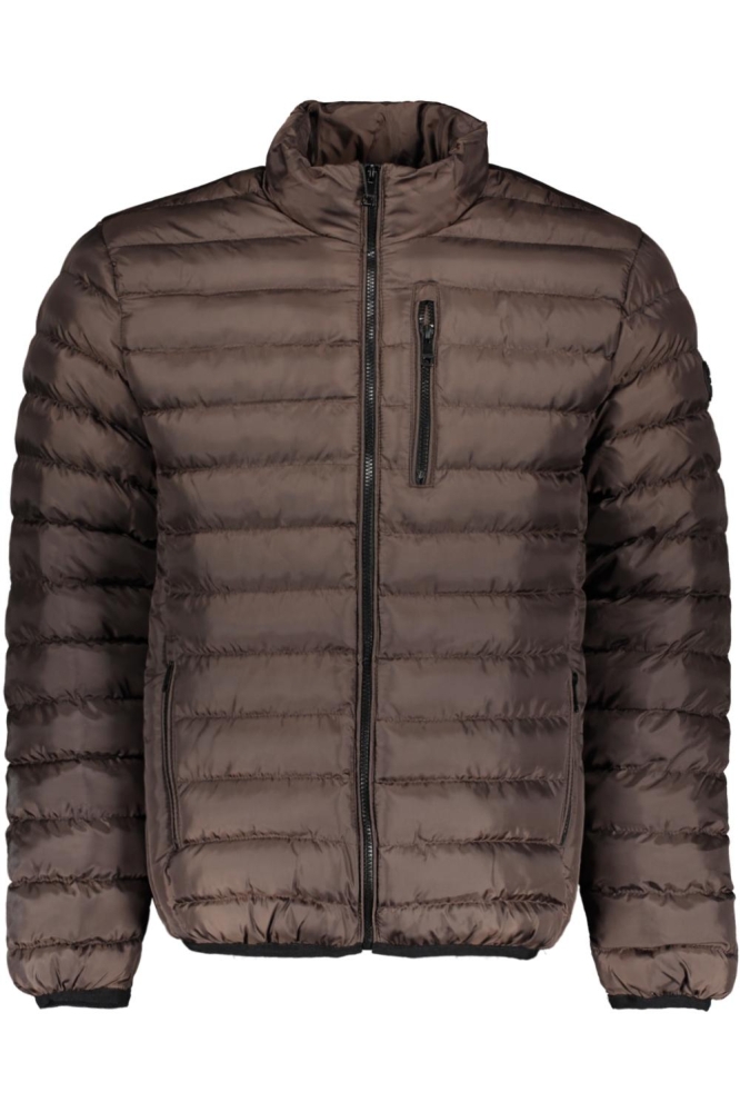 Ballin taupe heren jas | Vooraanzicht