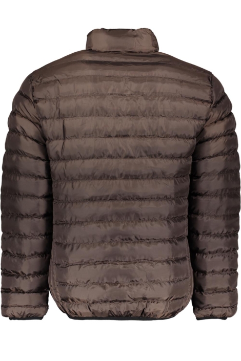 Ballin taupe heren jas | Achteraanzicht