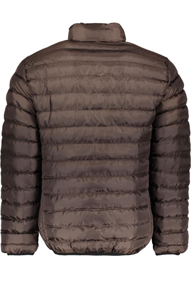 Ballin taupe heren jas | Achteraanzicht