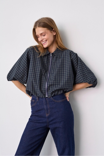 SisterS point Blouse NELLY JA1 20297 Navy Check