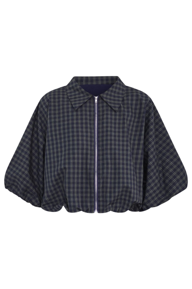 SisterS point blauwe dames blouse | Vooraanzicht